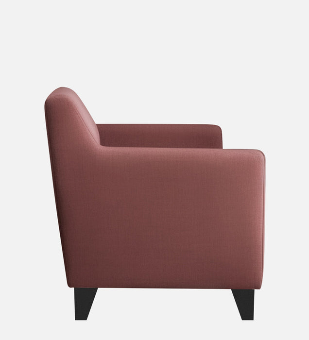 Bali Velvet 1 Seater Sofa in Berry Wine Colour