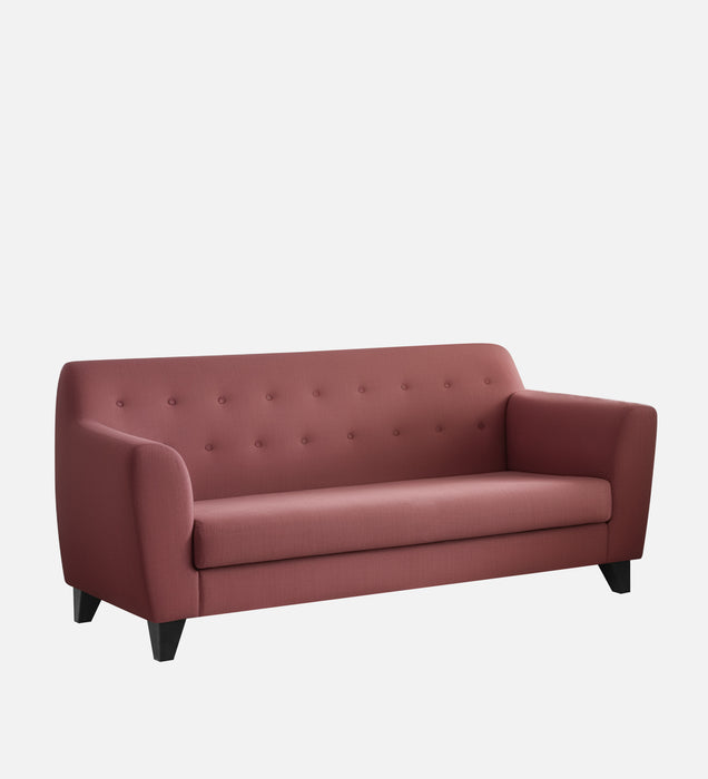 Bali Velvet 3 Seater Sofa in Berry Wine Colour