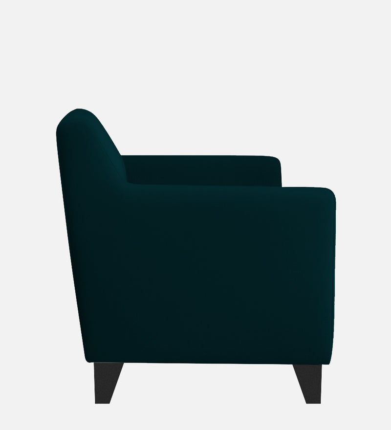 Bali Velvet 1 Seater Sofa in Emerald Green Colour