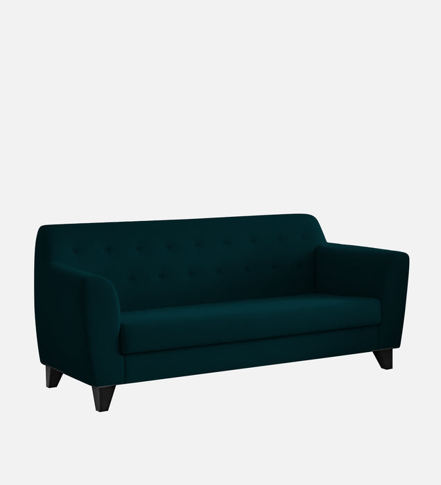 Bali Velvet 3 Seater Sofa in Emerald Green Colour