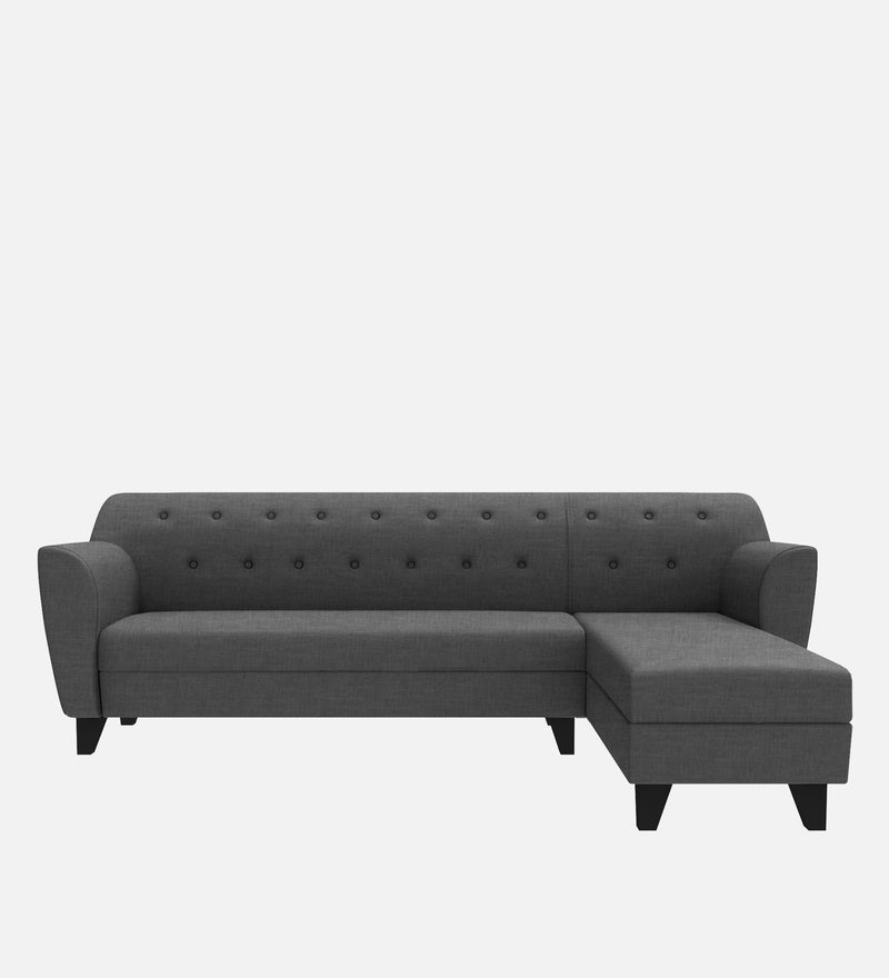 Bali Fabric 6 Seater Sectional Sofa (Right Hand Side) Grey