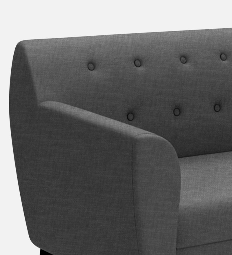 Bali Fabric 6 Seater Sectional Sofa (Right Hand Side) Grey