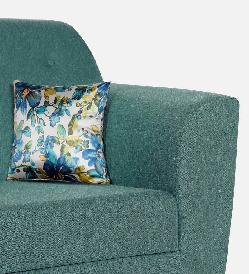 Bali Fabric 2 Seater Sofa In Imperial Green Colour