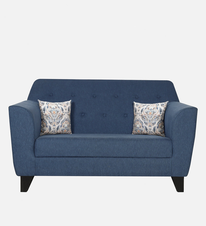 Bali Fabric 2 Seater Sofa In Jeans Blue Colour