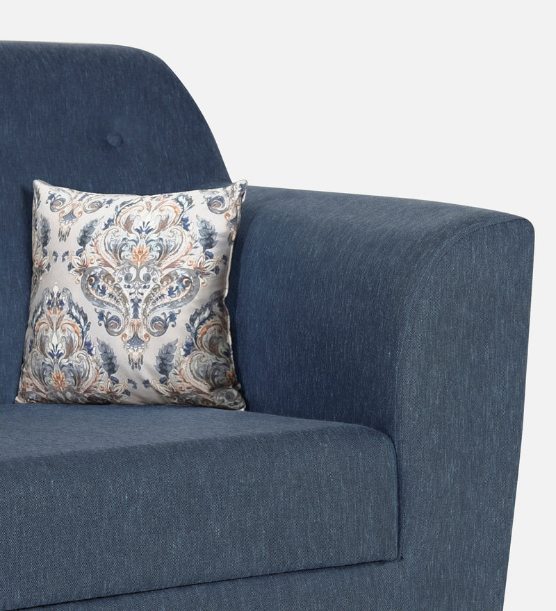 Bali Fabric 2 Seater Sofa In Jeans Blue Colour