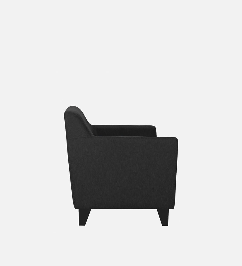 Bali Fabric 3 Seater Sofa In Mystic Black Colour