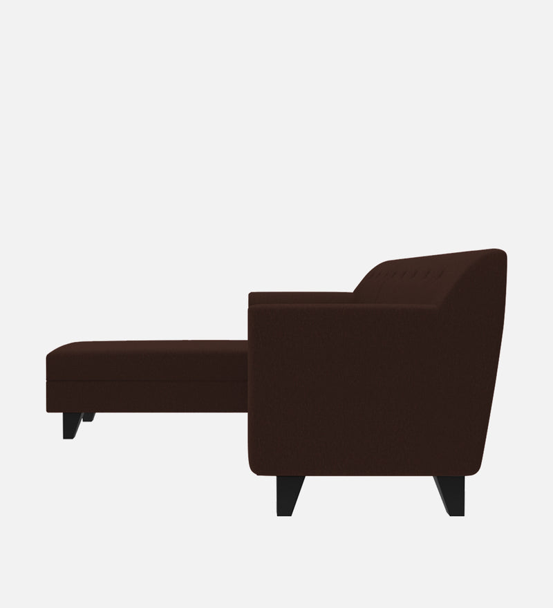 Bali Fabric 5 Seater Sectional Sofa (Left Hand Side) Mahogany