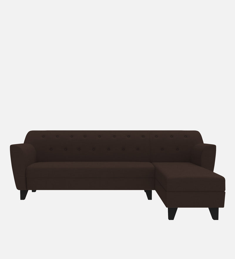 Bali Fabric 6 Seater Sectional Sofa (Right Hand Side) Mahogany