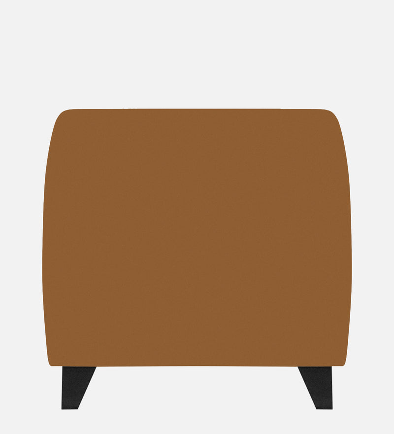 Bali Velvet 1 Seater Sofa in Mocha Colour