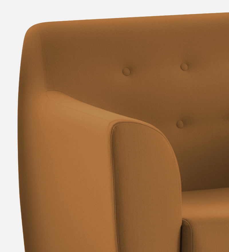 Bali Velvet 1 Seater Sofa in Mocha Colour