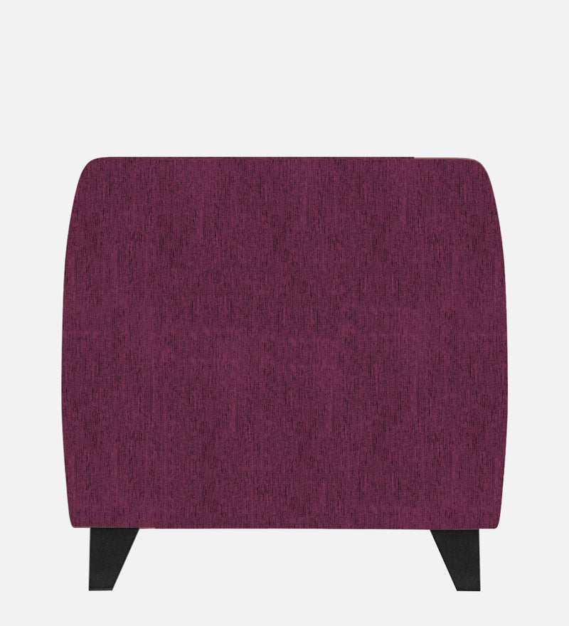 Bali fabric 1 Seater Sofa in Mulberry Colour