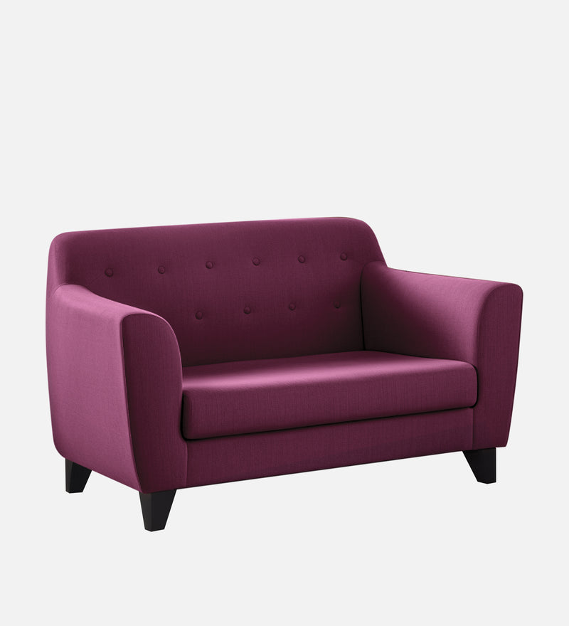 Bali fabric 2 Seater Sofa in Mulberry Colour