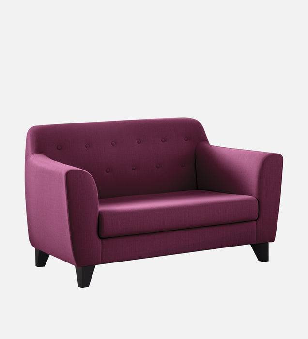 Bali fabric 2 Seater Sofa in Mulberry Colour