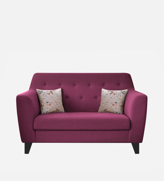 Bali fabric 2 Seater Sofa in Mulberry Colour