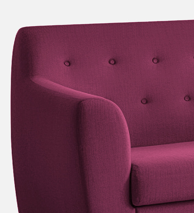 Bali fabric 2 Seater Sofa in Mulberry Colour