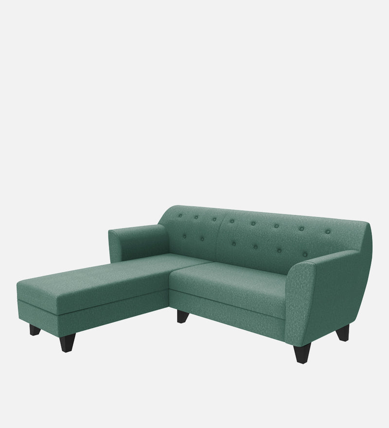 Bali Fabric 5 Seater Sectional Sofa (Left Hand Side) Imperial Green