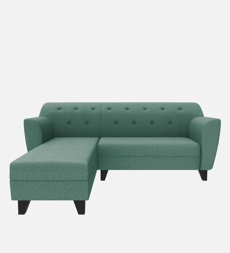 Bali Fabric 5 Seater Sectional Sofa (Left Hand Side) Imperial Green