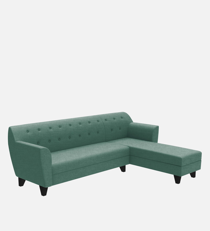 Bali Fabric 6 Seater Sectional Sofa (Right Hand Side) Imperial Green