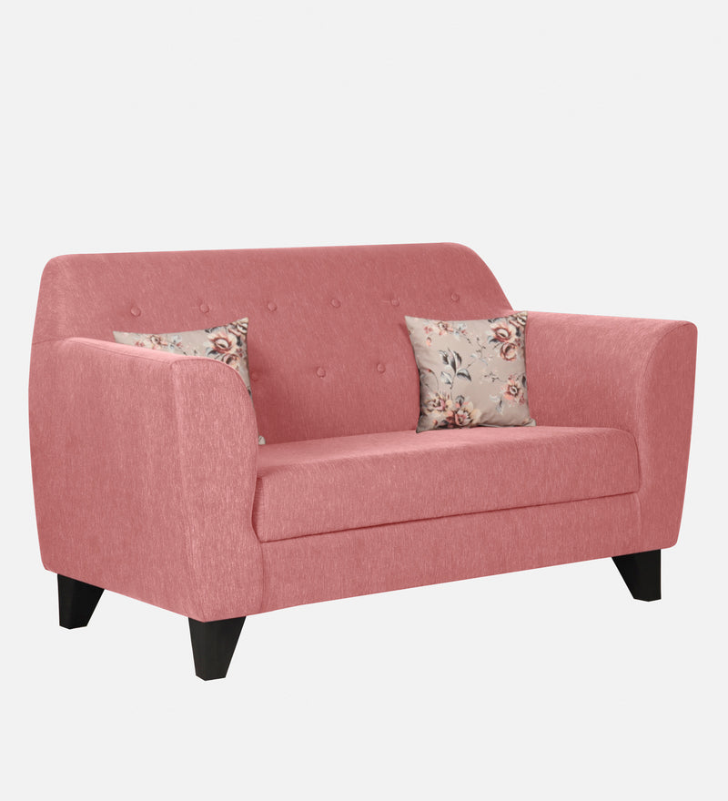 Bali Fabric 2 Seater Sofa In Pink Colour