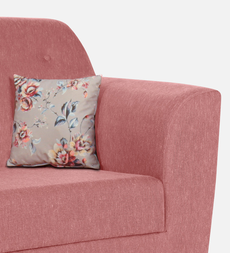 Bali Fabric 2 Seater Sofa In Pink Colour