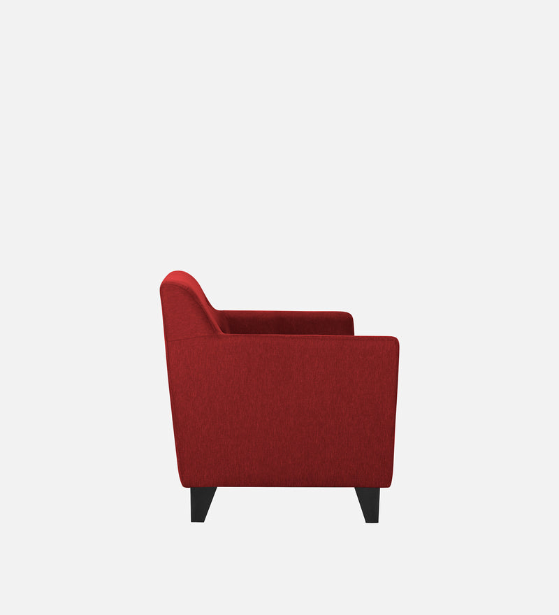 Bali Fabric 3 Seater Sofa In Red Colour