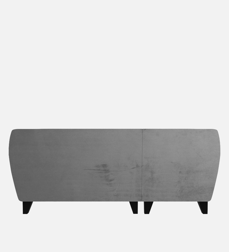 Bali Fabric 5 Seater Sectional Sofa (Left Hand Side) Velvet Grey