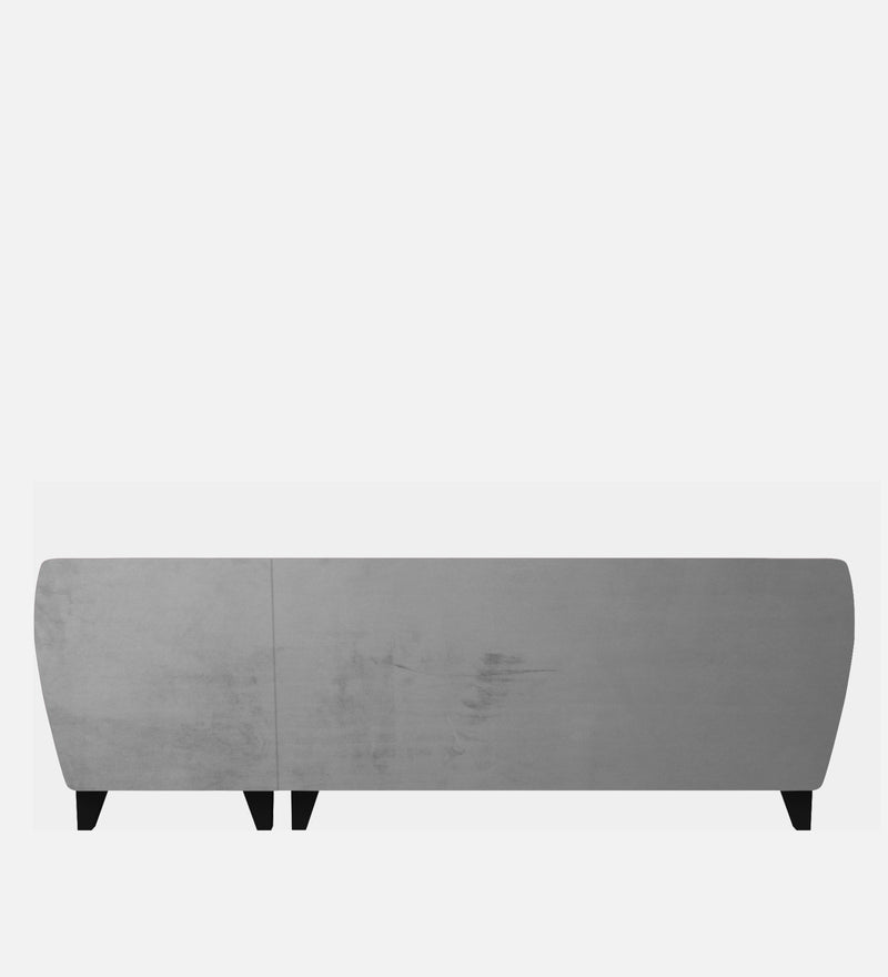 Bali Fabric 6 Seater Sectional Sofa (Right Hand Side) Velvet Grey