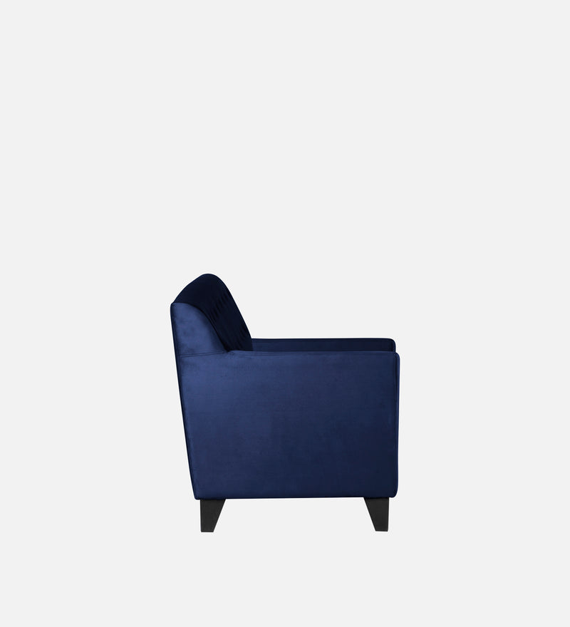 Bali Velvet 3 Seater Sofa In Blue Colour
