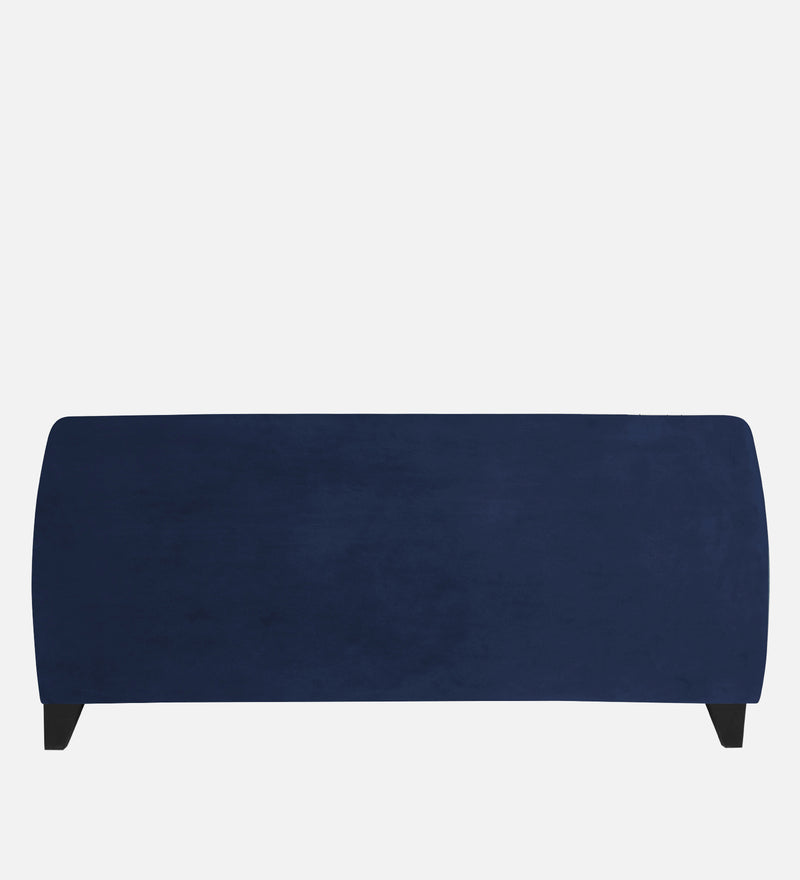 Bali Velvet 3 Seater Sofa In Blue Colour