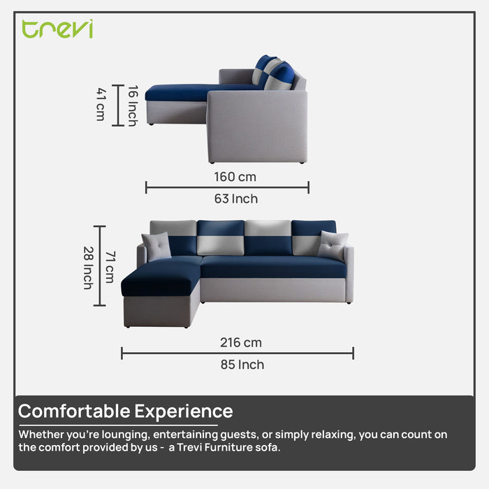 Bliss E2O 6 Seater Sectional Sofa