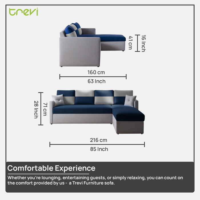 Bliss E2O 6 Seater Sectional Sofa