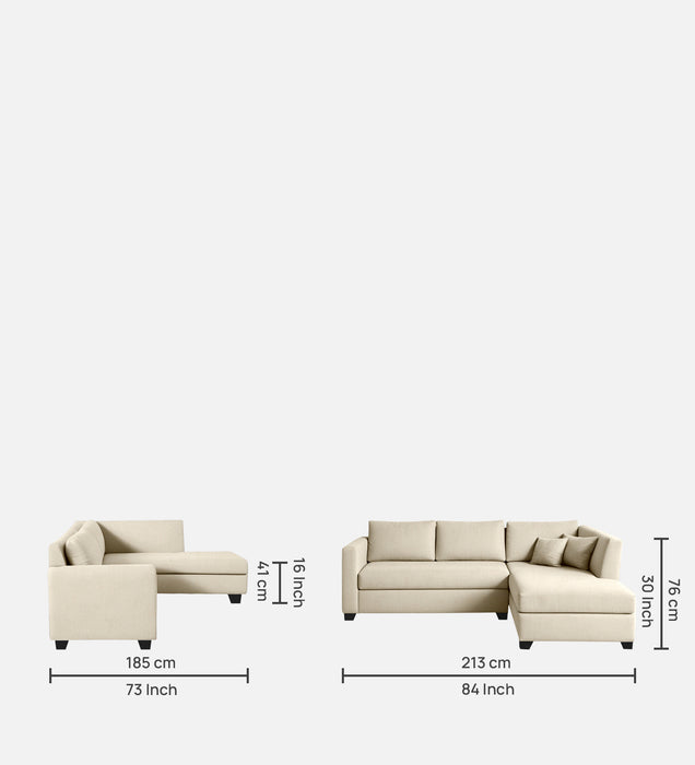 Bingo Fabric Sofa in 5 & 6 Seater in LHS & RHS Orientation