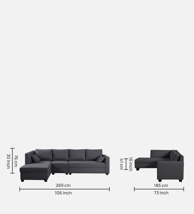 Bingo Fabric Sofa in 5 & 6 Seater in LHS & RHS Orientation