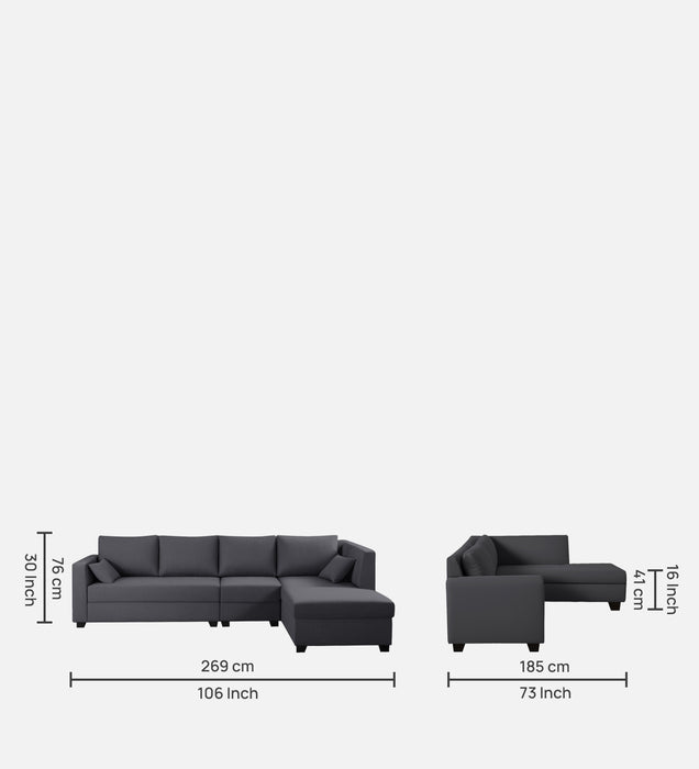 Bingo Fabric Sofa in 5 & 6 Seater in LHS & RHS Orientation