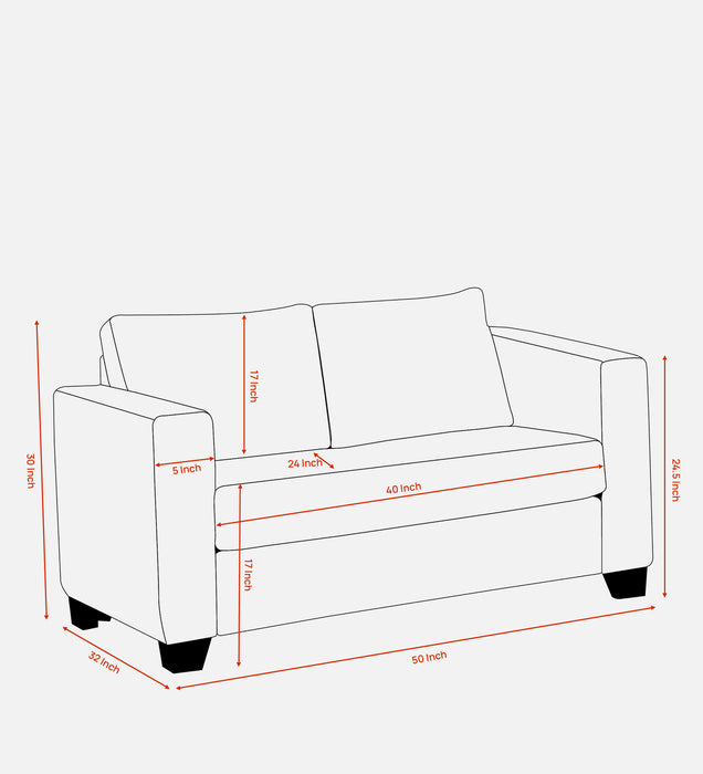 Bingo Fabric Sofa in 2 seater