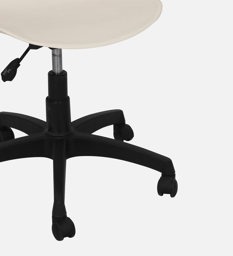 Bling Medium Back Office Chair In White Colour