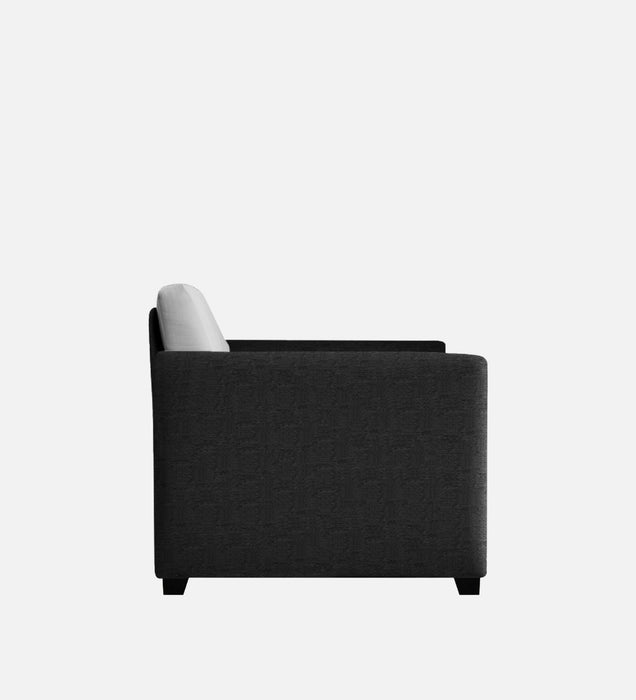 Bliss Fabric 2 Seater Sofa In Mystic Black & Velvet Grey Colour