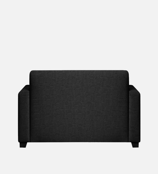 Bliss Fabric 2 Seater Sofa In Mystic Black & Velvet Grey Colour