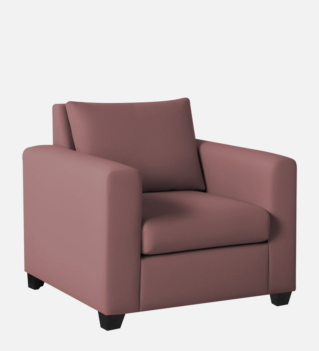 Bliss Velvet 1 Seater Sofa In Berry Wine Colour