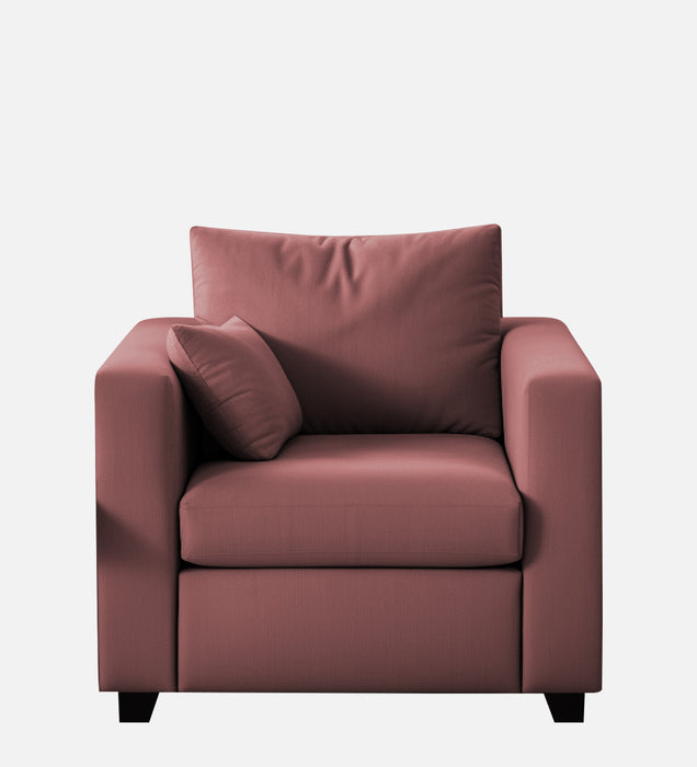 Bliss Velvet 1 Seater Sofa In Berry Wine Colour