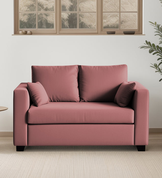 Bliss Velvet 2 Seater Sofa In Berry Wine Colour