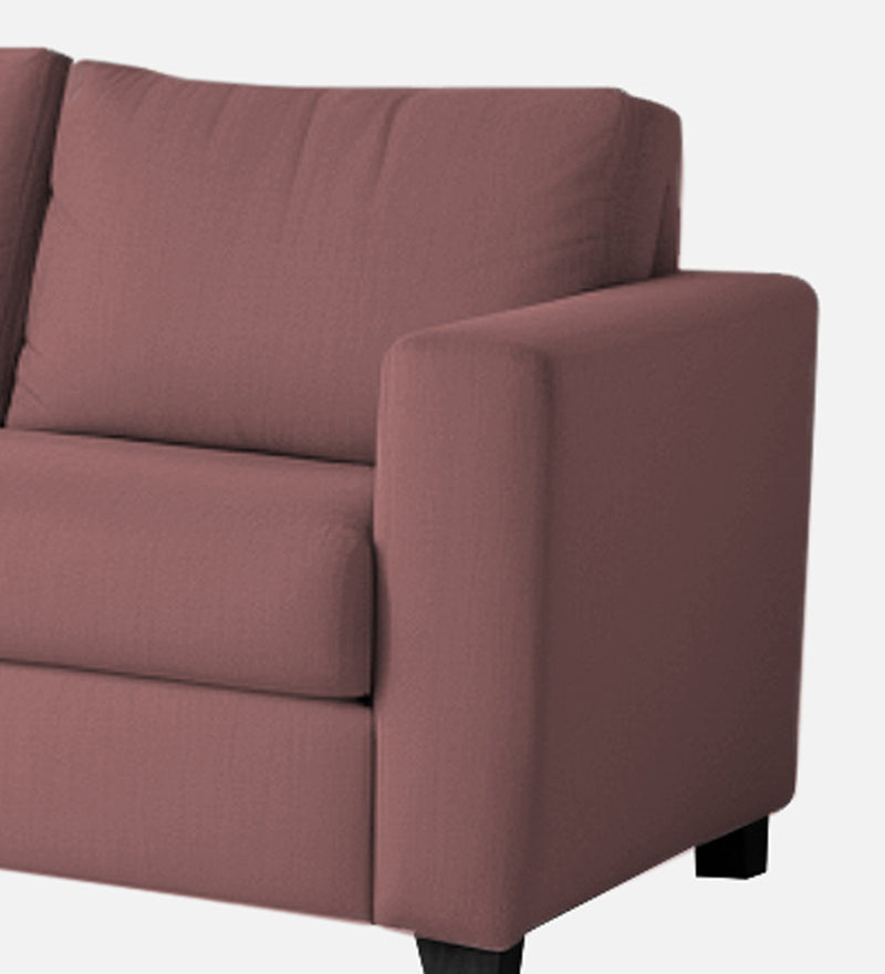 Bliss Velvet LHS 5 Seater Sectional Sofa In Berry Wine Colour