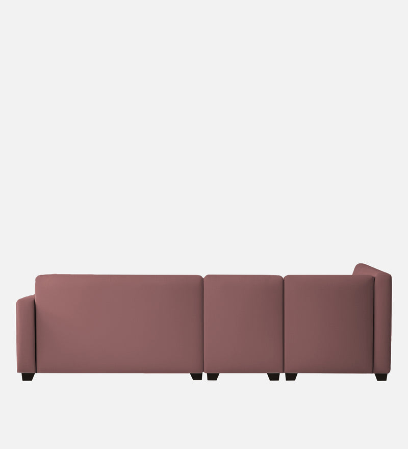 Bliss Velvet LHS 6 Seater Sectional Sofa In Berry Wine Colour