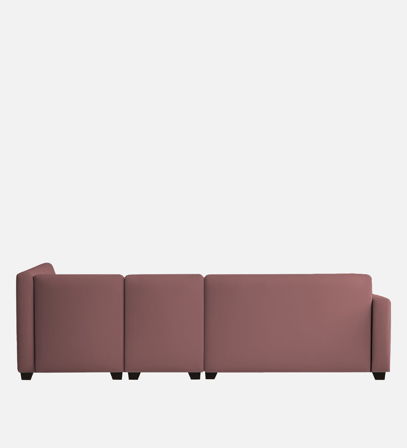 Bliss Velvet RHS 6 Seater Sectional Sofa In Berry Wine Colour