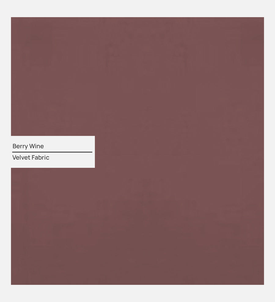 Bliss Velvet RHS 6 Seater Sectional Sofa In Berry Wine Colour