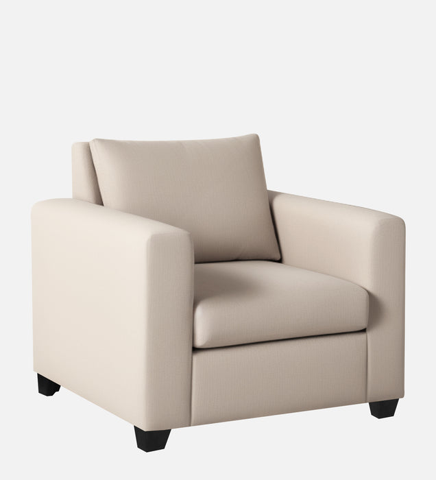 Bliss Velvet 1 Seater Sofa In Camel Beige Color