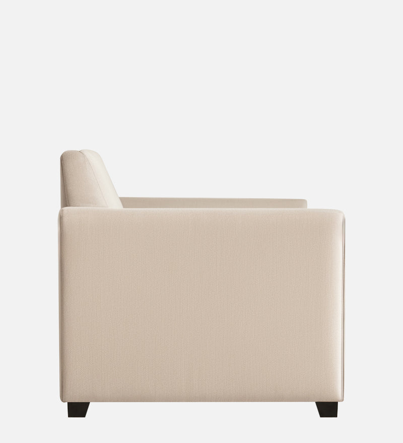 Bliss Velvet 1 Seater Sofa In Camel Beige Color