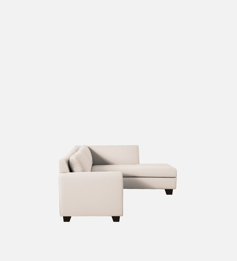 Bliss Velvet RHS 5 Seater Sectional Sofa in Camel Beige Color