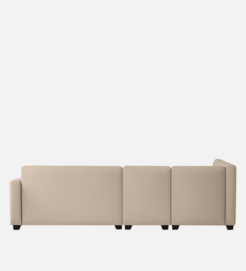Bliss Velvet LHS 6 Seater Sectional Sofa In Camel Beige Color