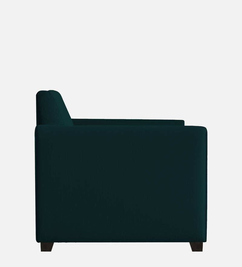 Bliss Velvet 1 Seater Sofa In Emerald Green Color